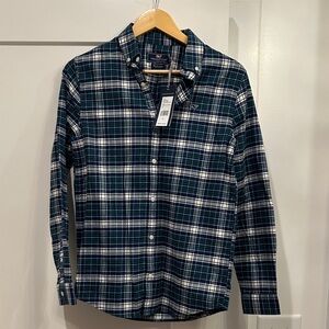 Boys Vineyard Vines Plaid lightweight flannel Shirt NWT